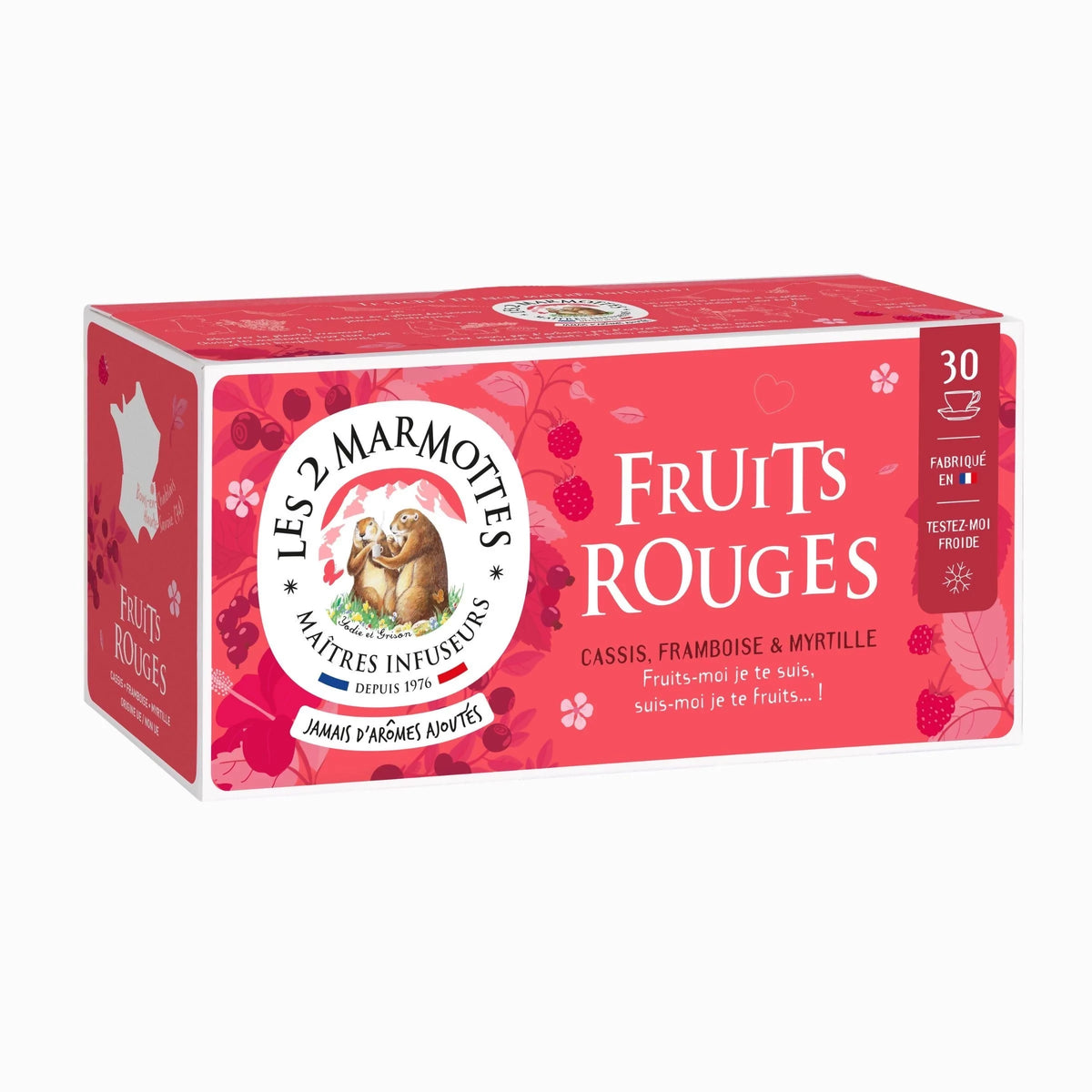 Les 2 Marmottes Red Berries Herbal Tea