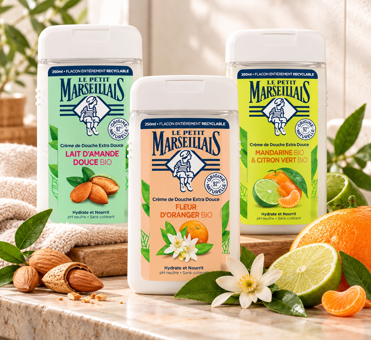 Le Petit Marseillais Best Sellers Shower Gel Trio