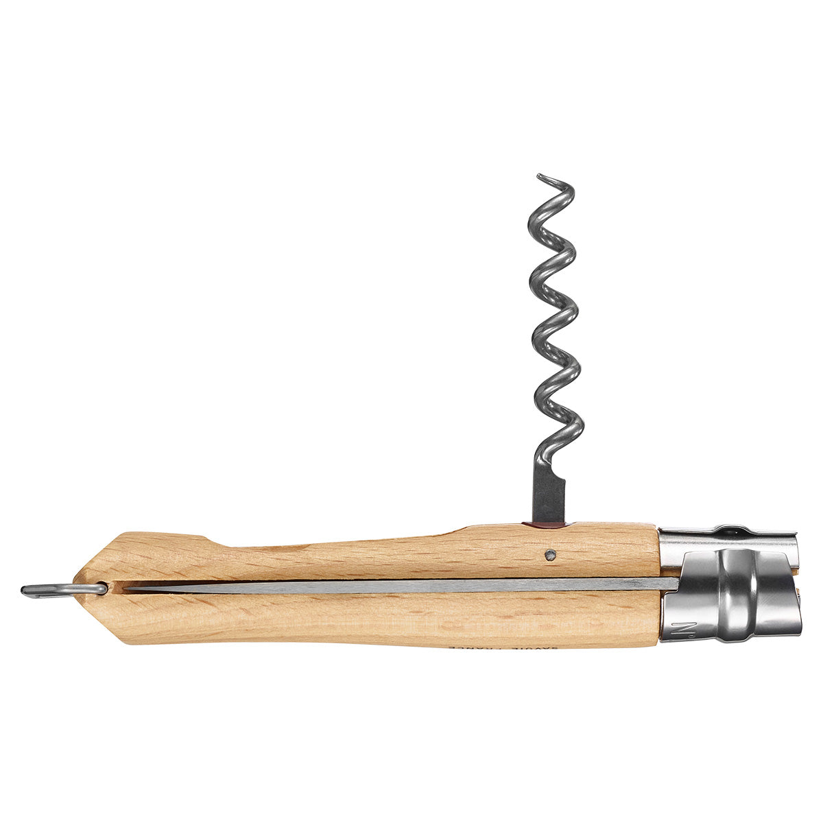 Iconic No.10 Corkscrew Stainless Steel Folding Knife with Bottle Opener