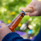 Iconic No.10 Corkscrew Stainless Steel Folding Knife with Bottle Opener