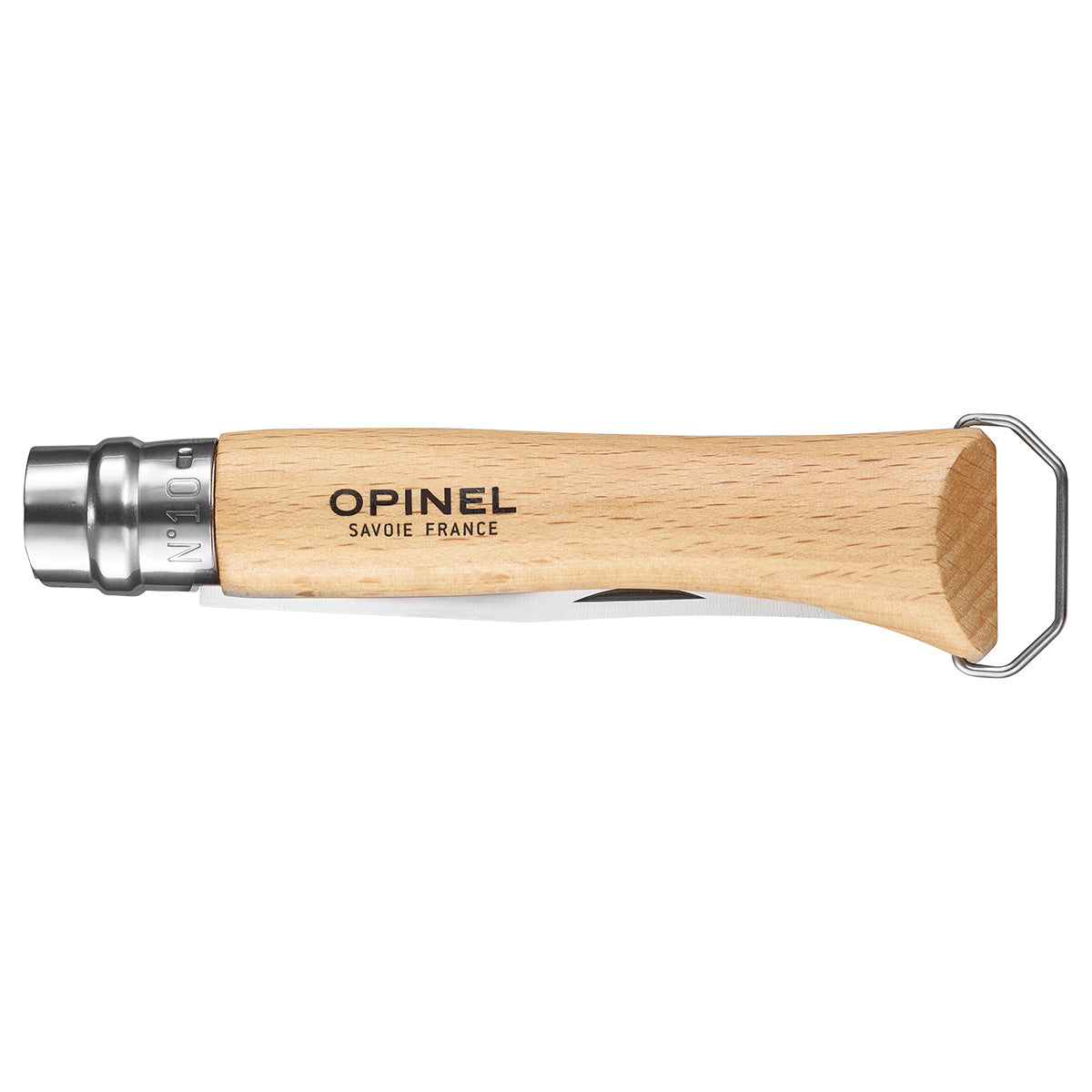 Iconic No.10 Corkscrew Stainless Steel Folding Knife with Bottle Opener