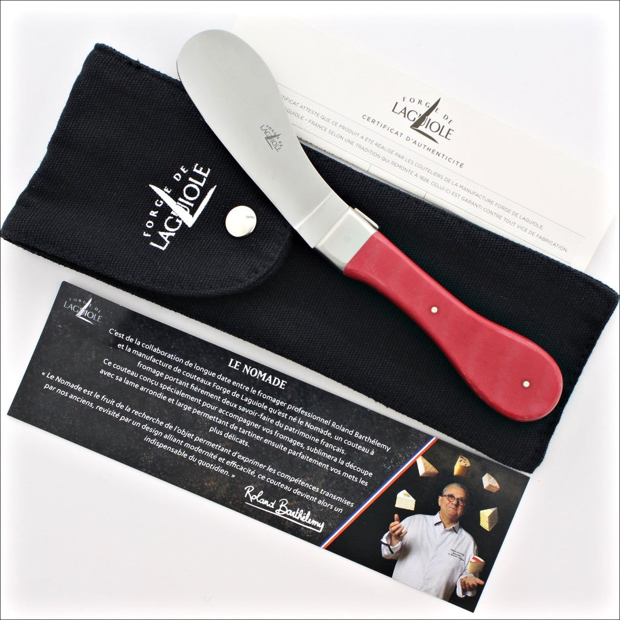 Nomade Cheese Knife by Roland Barthélemy