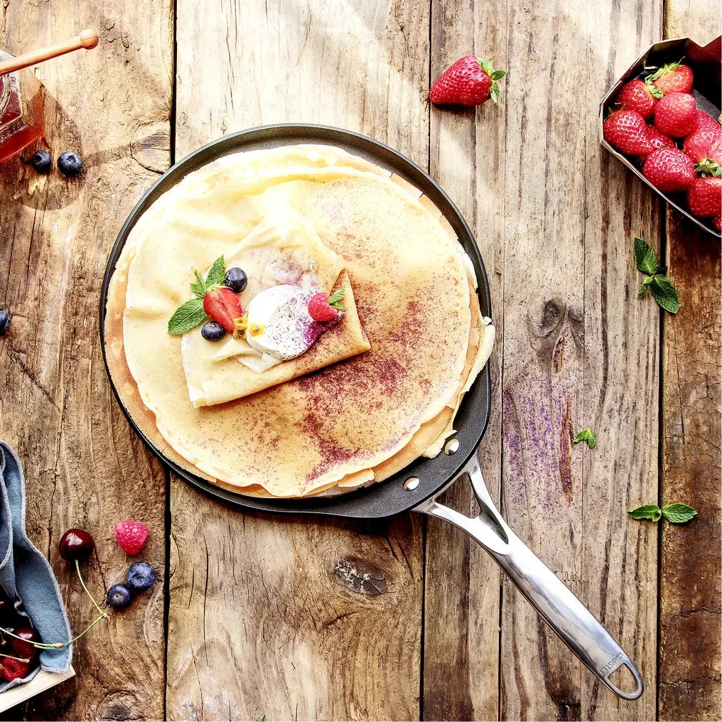 Cristel Crepe Pan - fixed handle