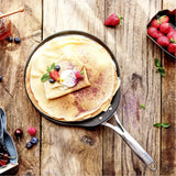 Cristel Crepe Pan - fixed handle