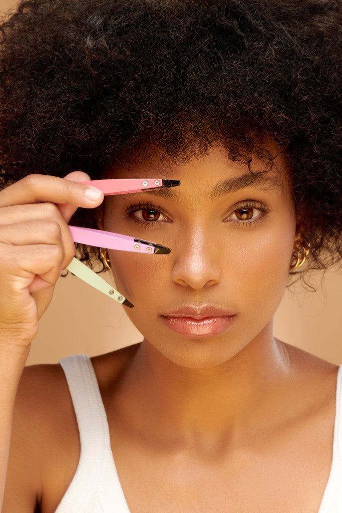 Stainless Steel Ceramic Tweezers | Slant Tip