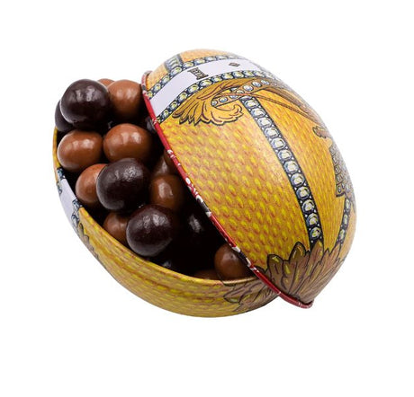 Chocolate bonbons filled Eggs Faberge