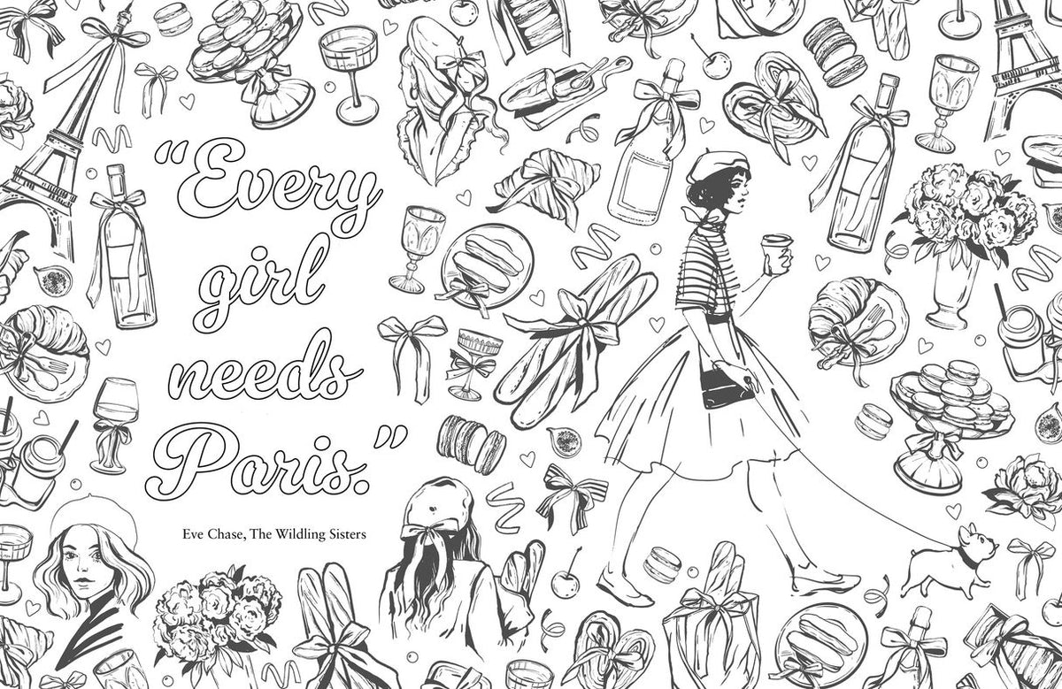 The Paris Coloring Book – A Creative Journey Through the City of Light
