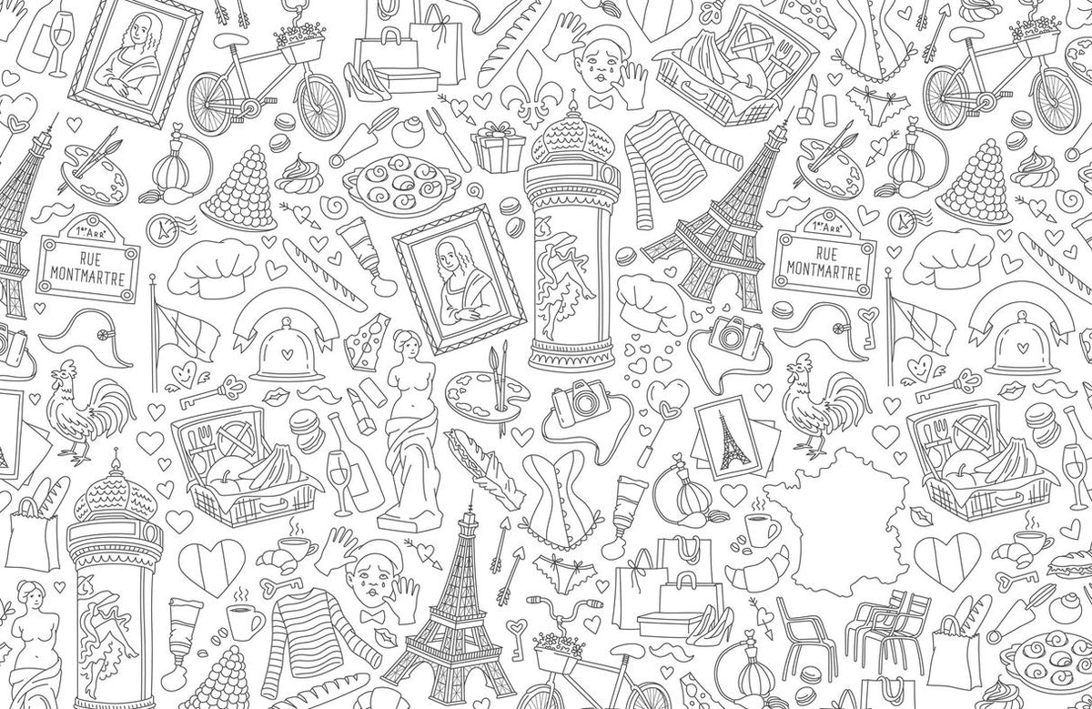 The Paris Coloring Book – A Creative Journey Through the City of Light