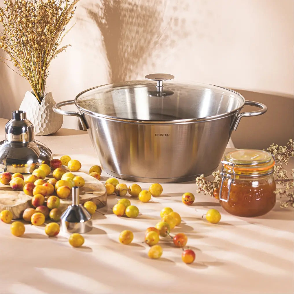 Cristel Preserve pan with glass Lid