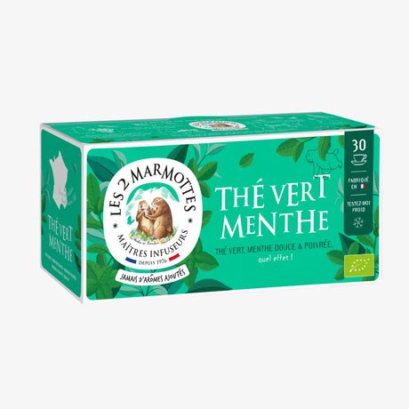 Les 2 Marmottes - Organic Green Mint tea