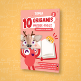 10 Origami bookmarks Animals of the world