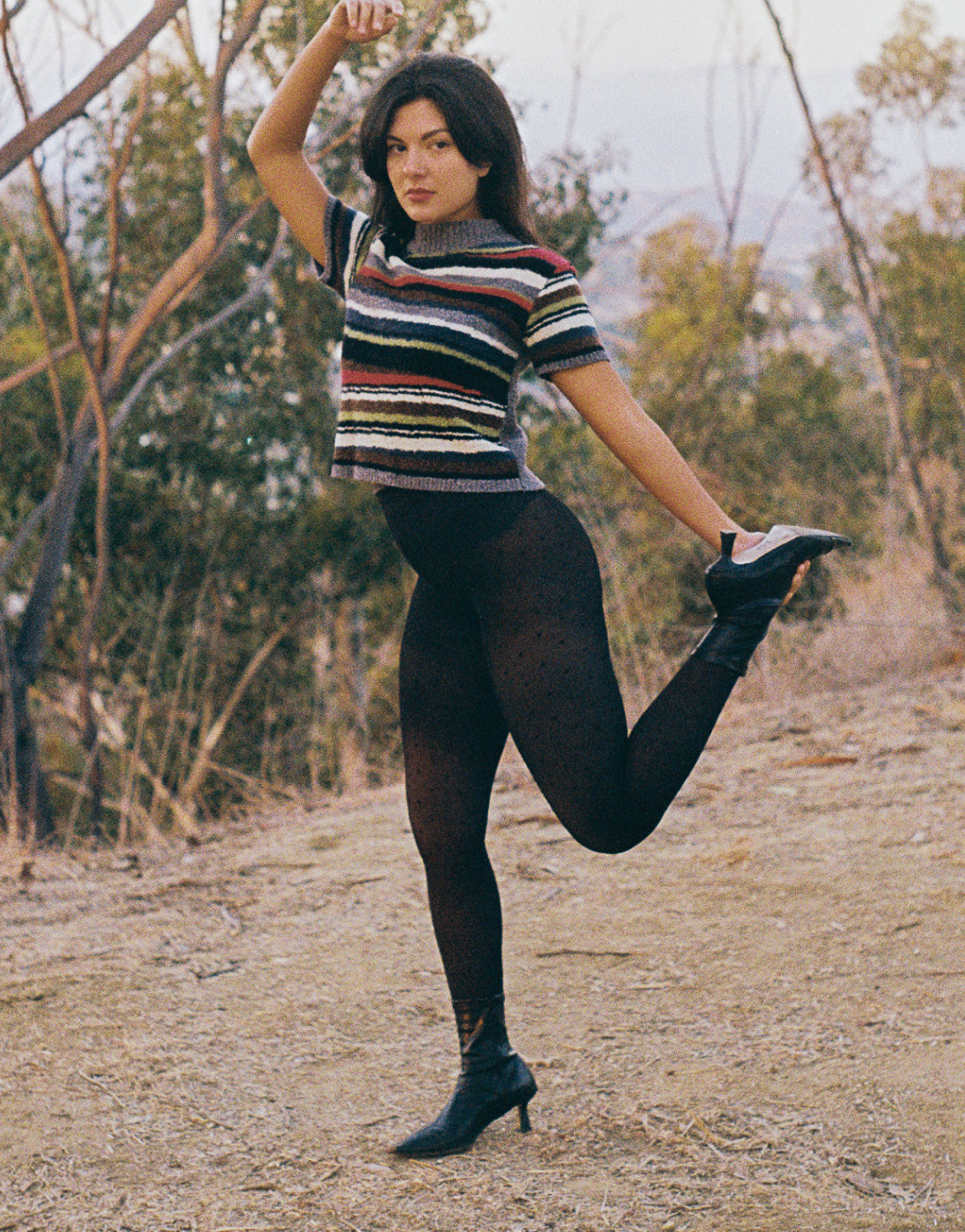 Opaque  black Tights