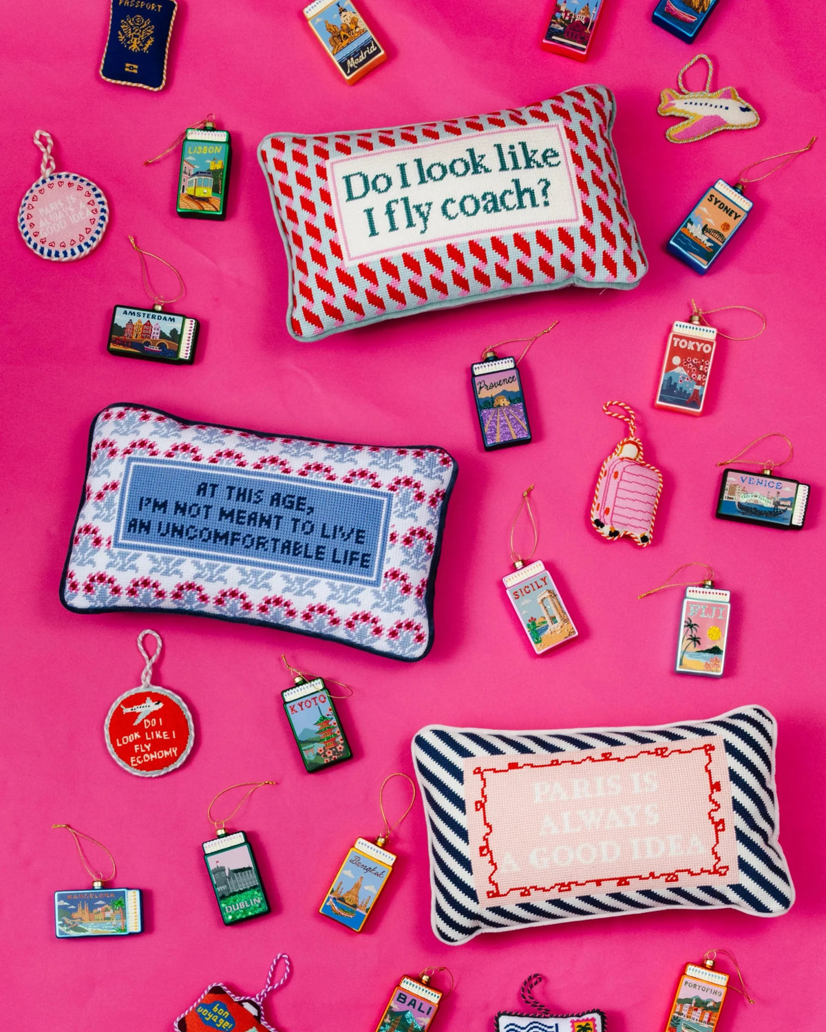 Paris is always a Good idea Needlepoint Pillow
