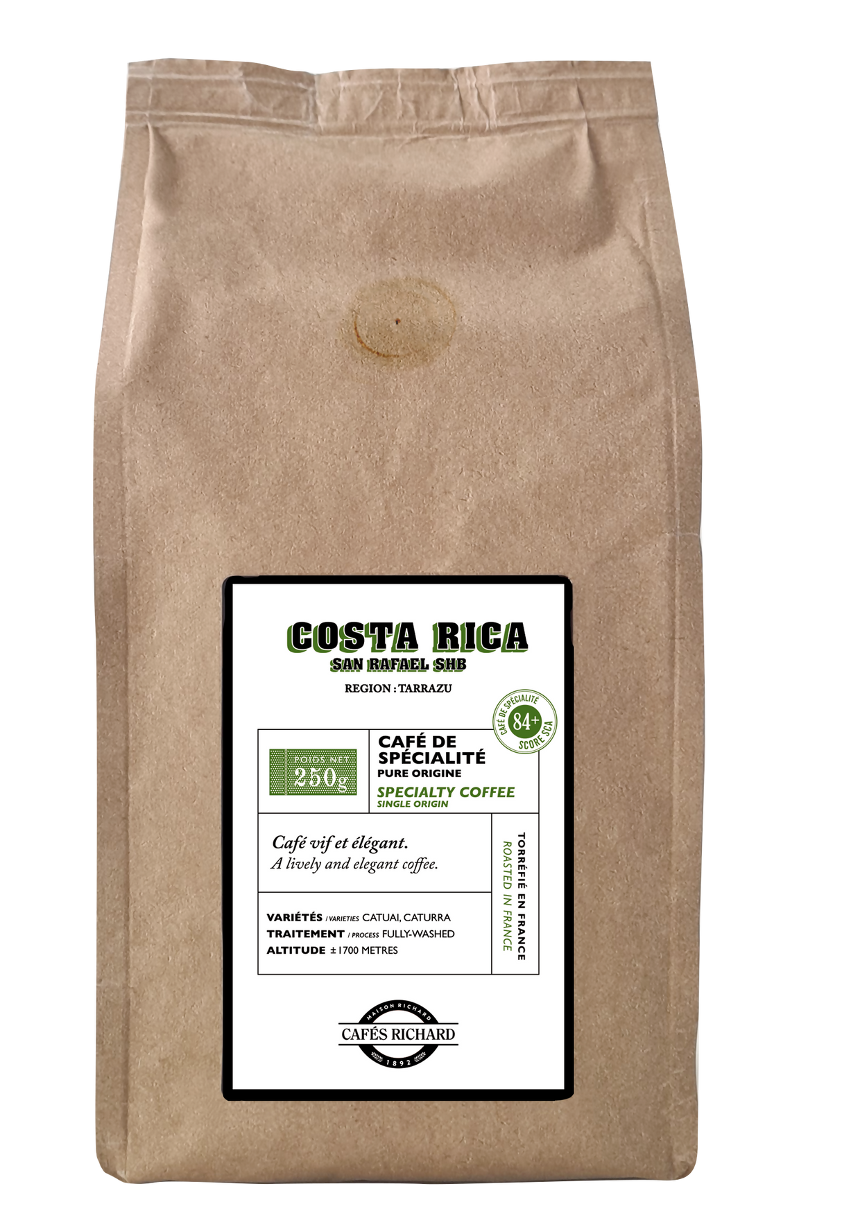 Costa Rica 8.8 ounce Whole Bean