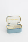 "Happy thoughts" mini travel jewelry case