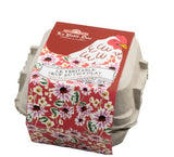 Le Petit Duc - Box of 4 Eggshells filled with chocolate praline & bits of hazelnuts & crepes dentelles