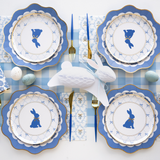 Floral paper dinner plates