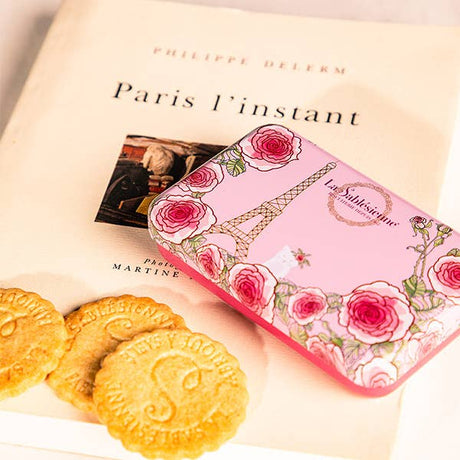 Caramel Chip Shortbread Cookies | Un Matin À Paris Mini Tin