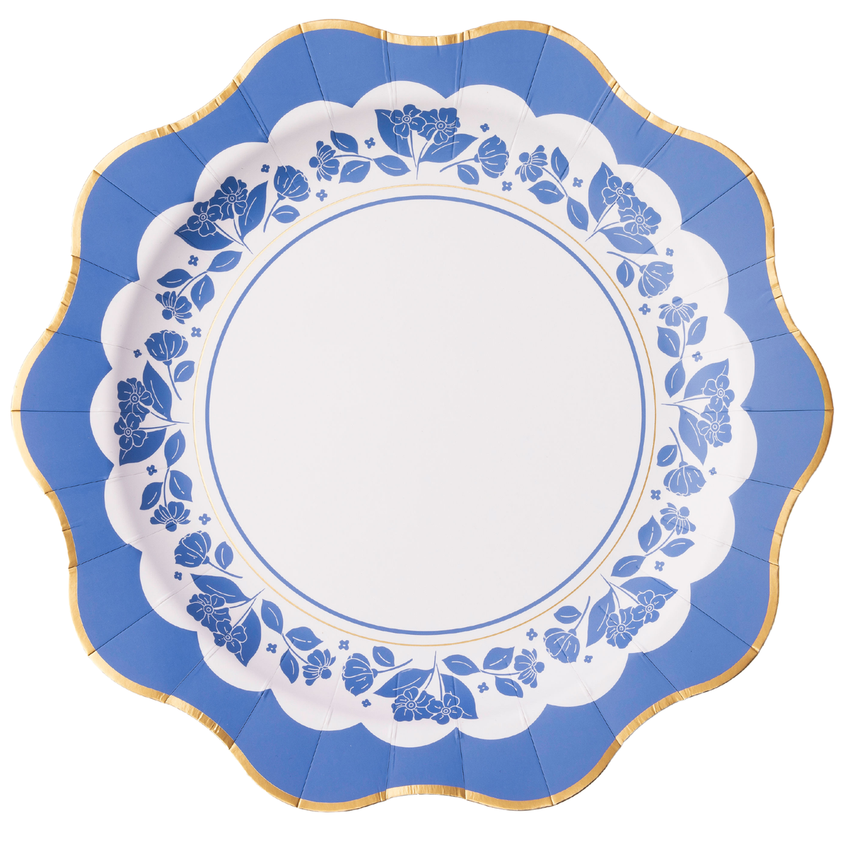Floral paper dinner plates