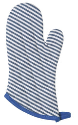 Superior Royal Blue Narrow Stripe Oven Mitt