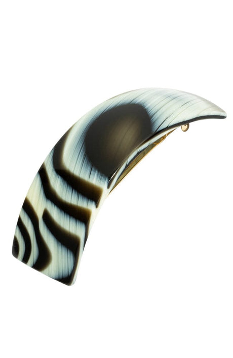 Rectangle Volume Barrette - French Classic