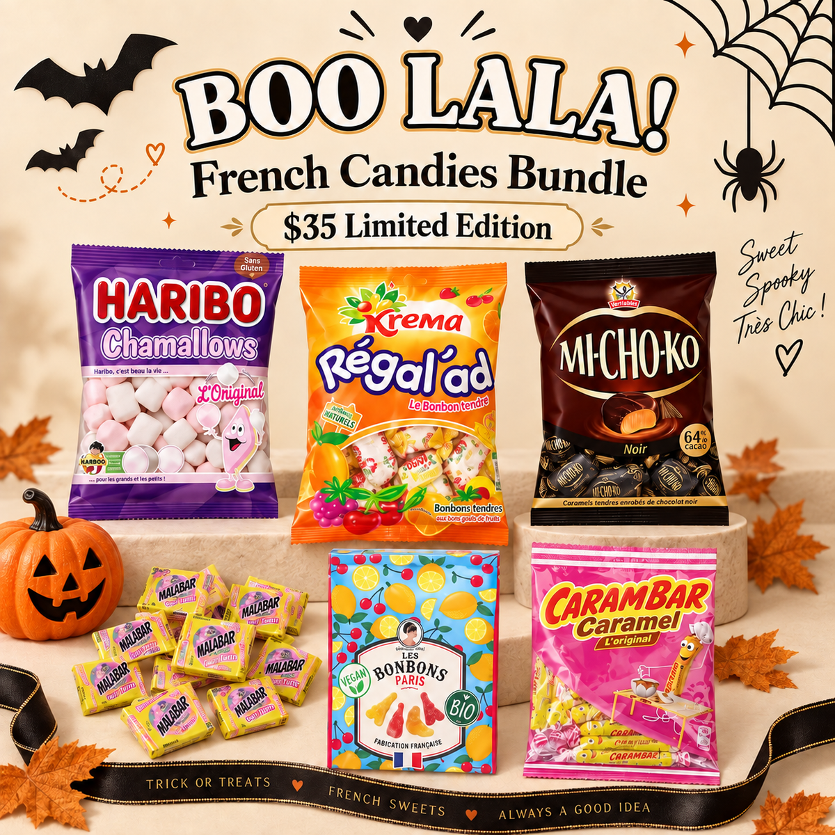 Boo Lala! – Halloween French Candies Bundle