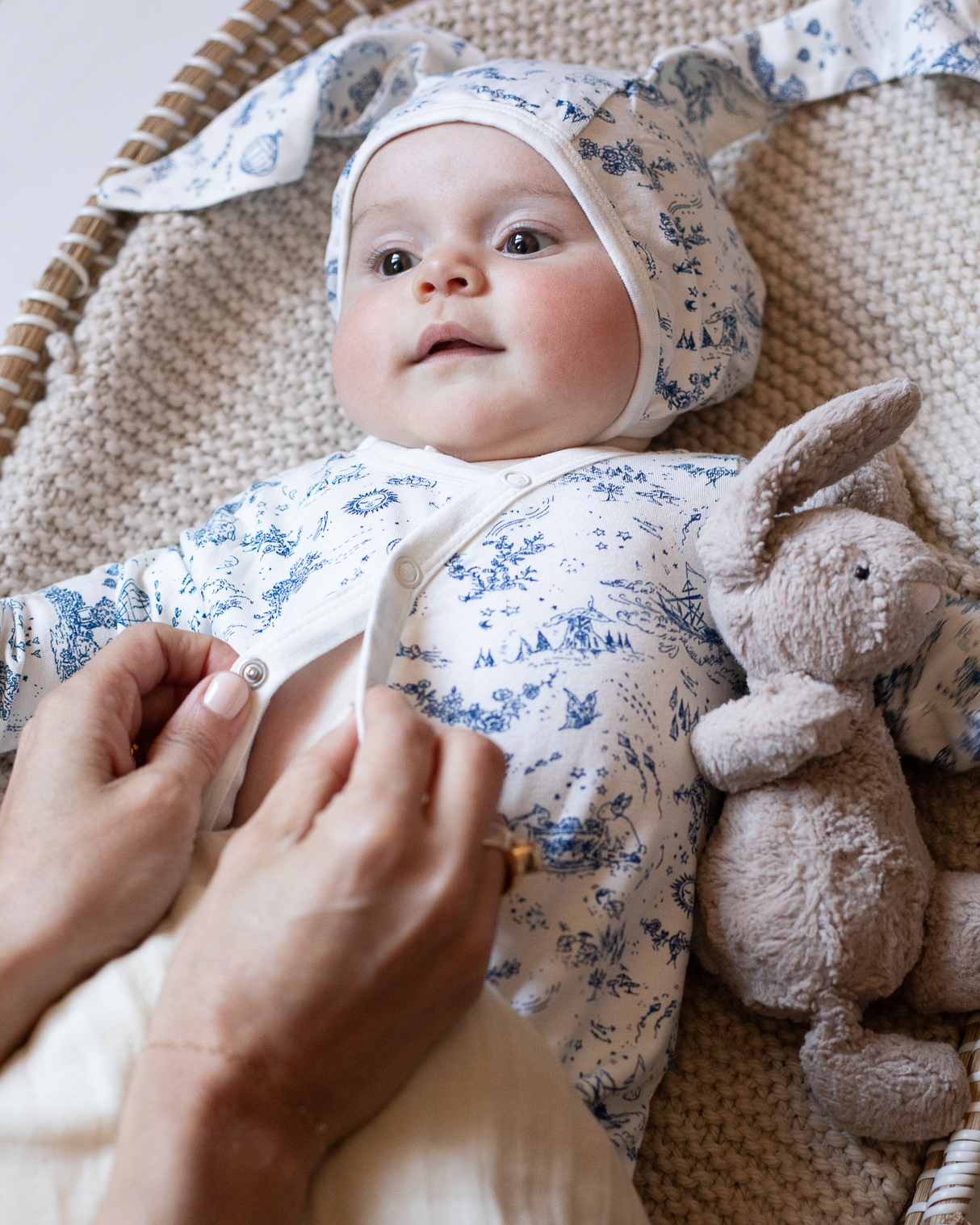 The jannie wrap bodysuit {storytime toile}