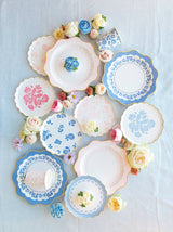 Floral paper dinner plates