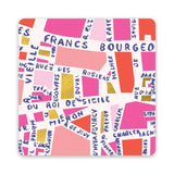 Rues de Paris Mini Note Card Set with Stickers