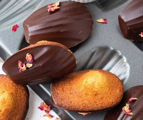 Chocolate Dipped Madeleines - Gluten Free - Set of 3