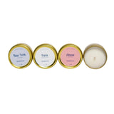 paris new york amour candles