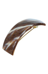 Rectangle Volume Barrette - French Classic