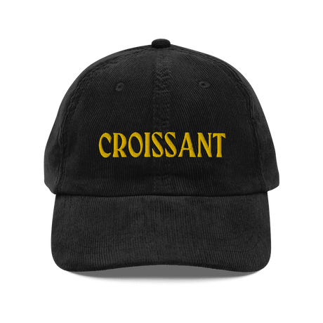 Croissant Embroidered Hat