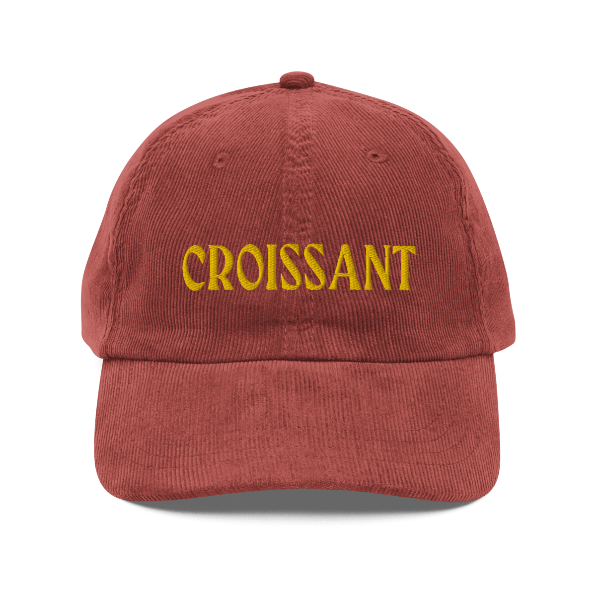 Croissant Embroidered Hat