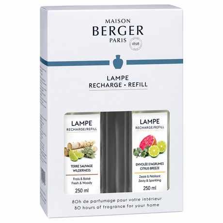 Maison Berger Duo Pack – Wilderness & Citrus Breeze Fragrance Refills