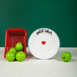 Petit Cœur French Dessert Plate