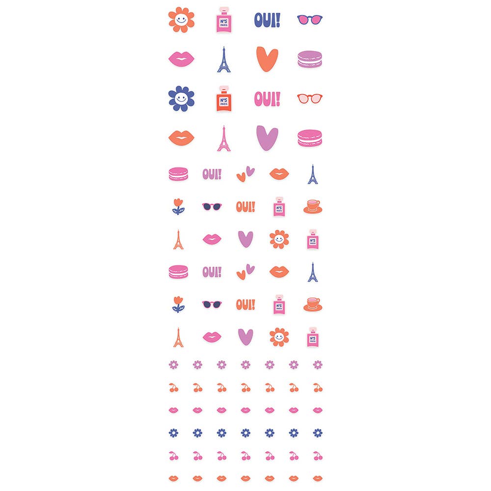 French Adventure Nail Stickers