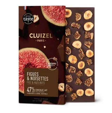 Fig & Hazelnut Chocolate Bar, 47%