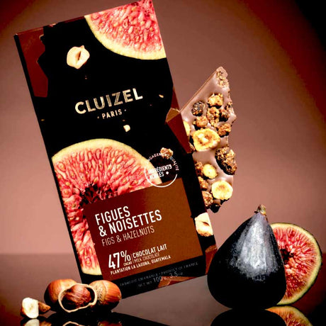 Fig & Hazelnut Chocolate Bar, 47%