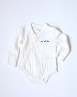 the popple bodysuit {cottontail muslin} by Maman