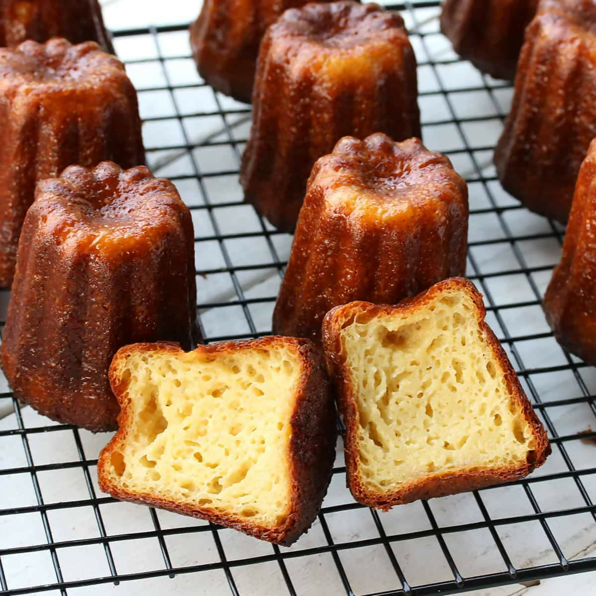 3 perfect Canneles
