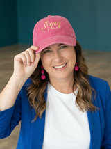 "My Happy Place" vintage style cap