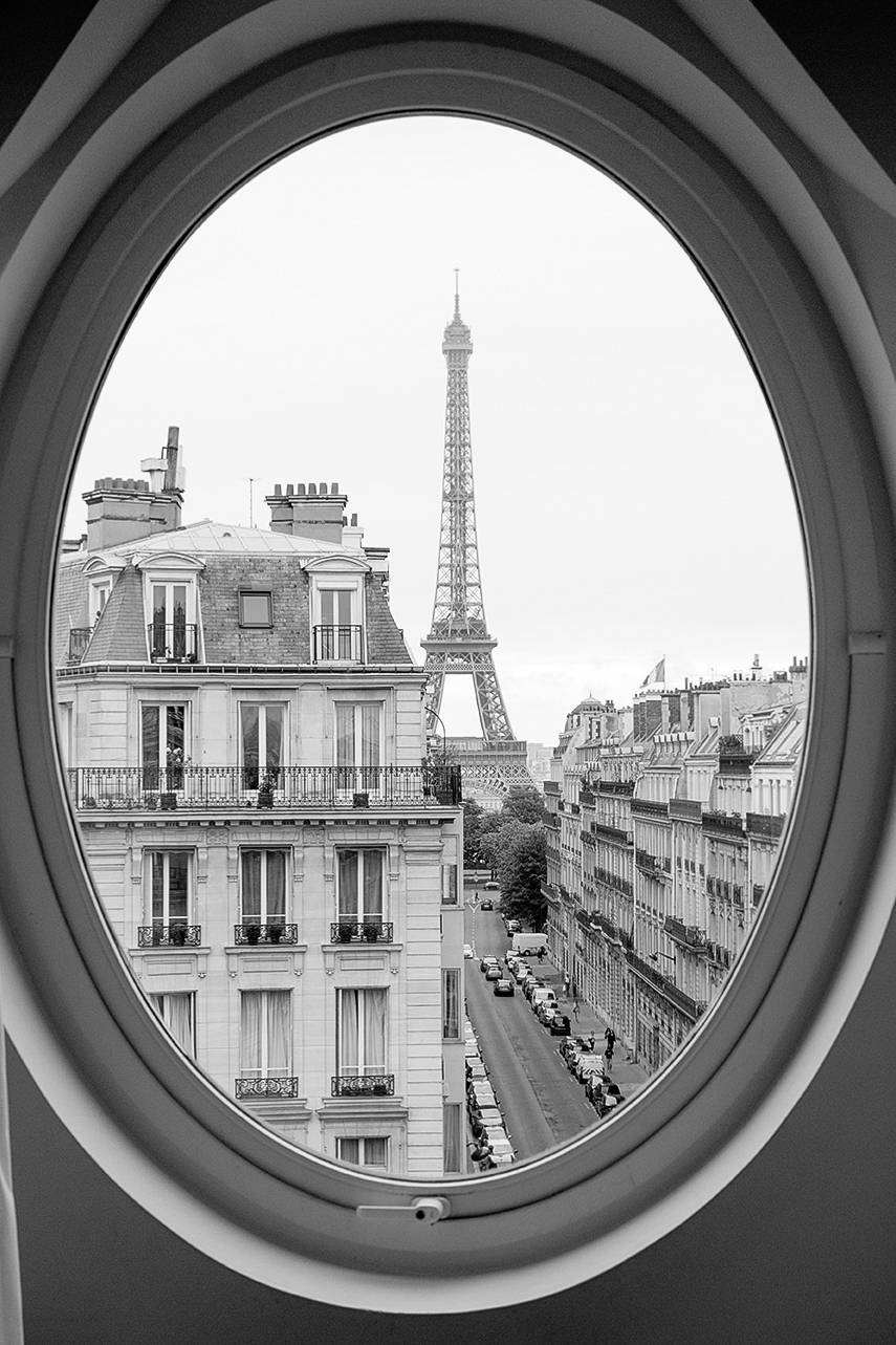 Eiffel Tower Room with a View Photograph