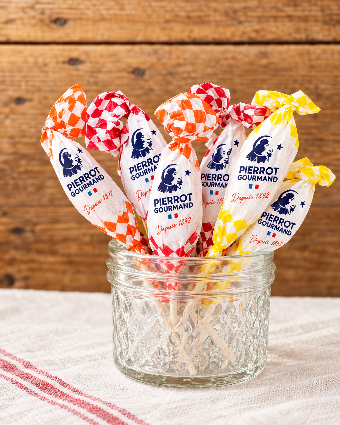 Box of 10 Lollipops by Pierrot Gourmand
