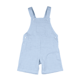 INEO | Boys Light Blue Linen Overalls