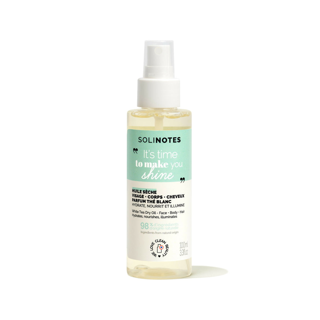 Solinotes - White Tea Dry Oil 100g - CLEAN BEAUTY