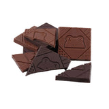 Chocolate bars with frogs shapes 