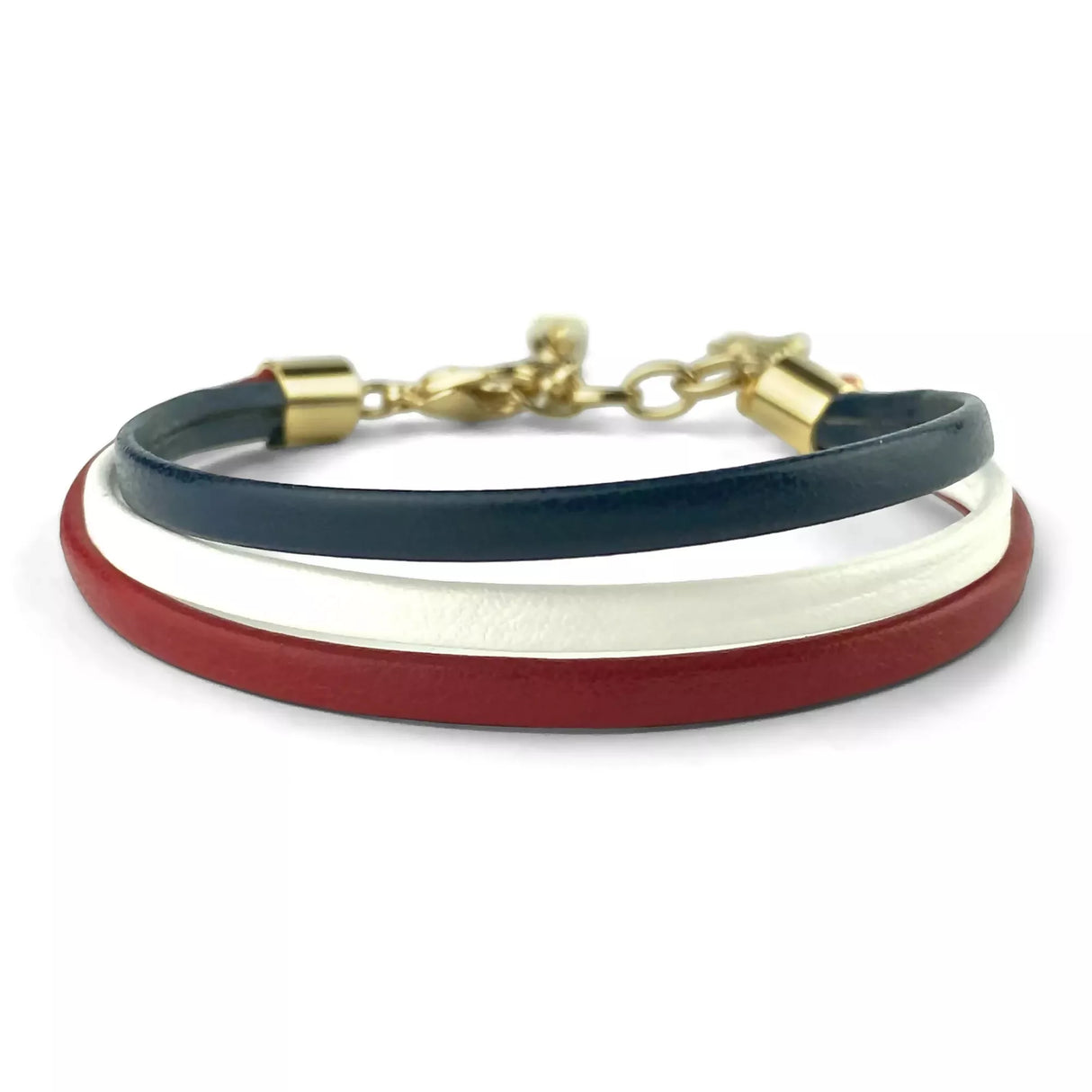 Gustave single wrap leather bracelet