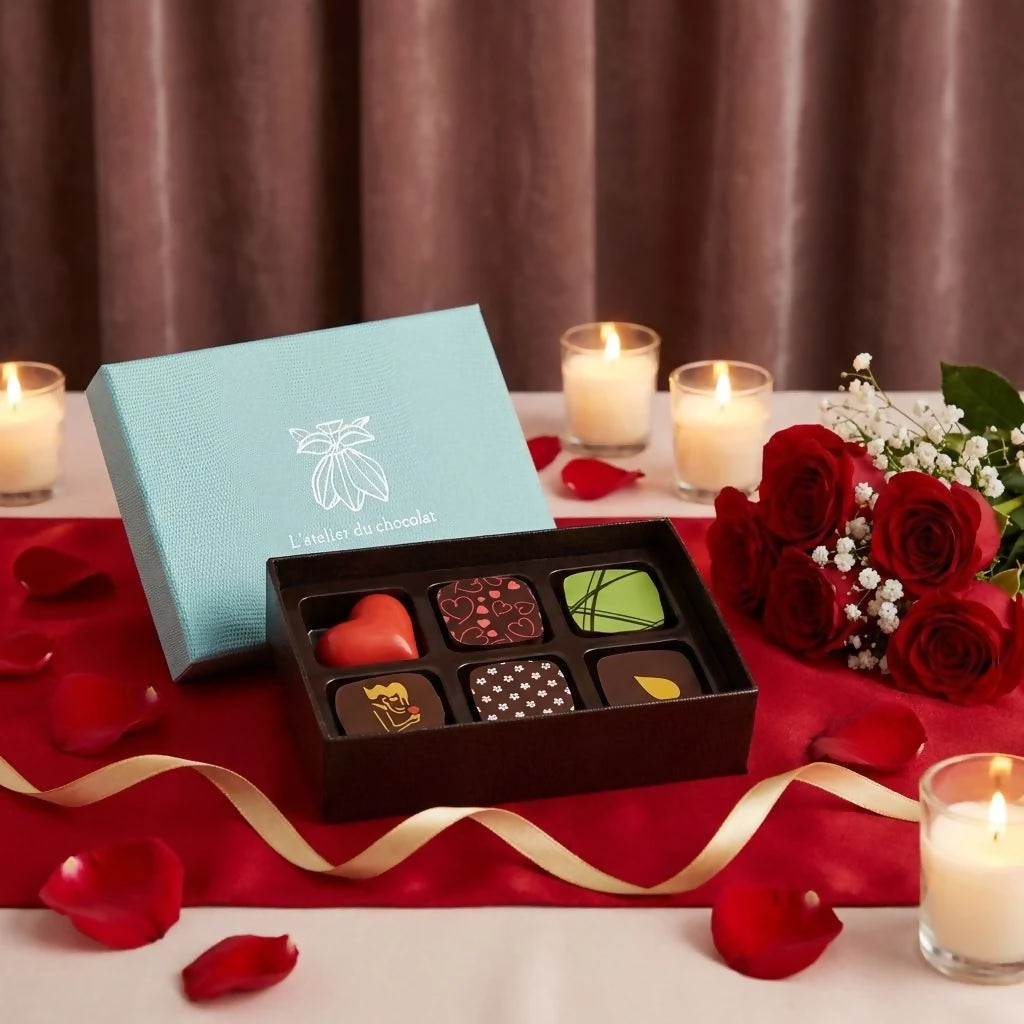 Assortment of Artisanal Chocolate pralines