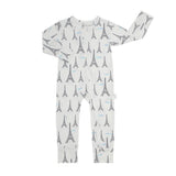 Paris Eiffel Tower Zippered Romper